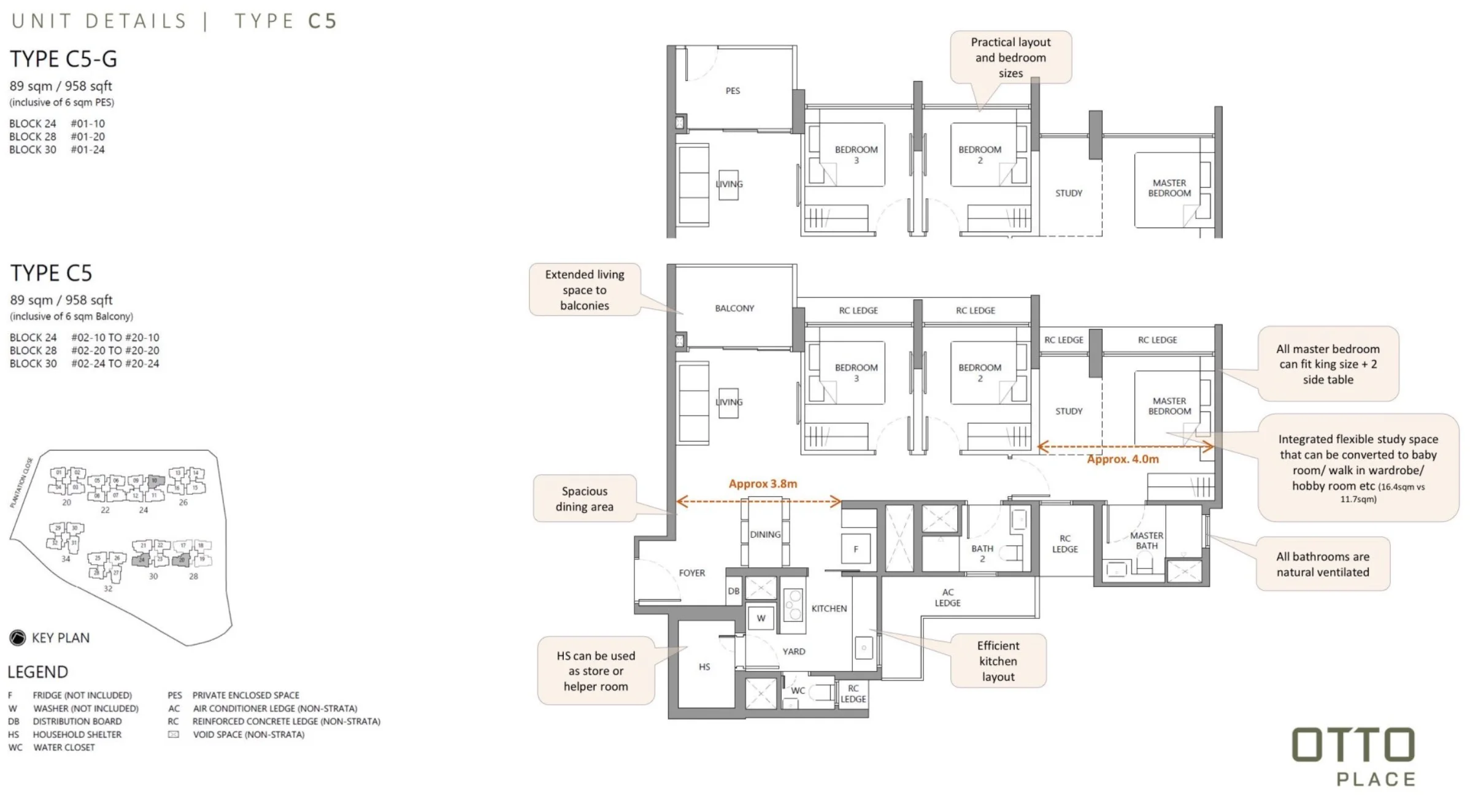 C5 - 3 Br Luxury + S